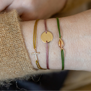 Bracelet Jeanne - Jaune moutarde